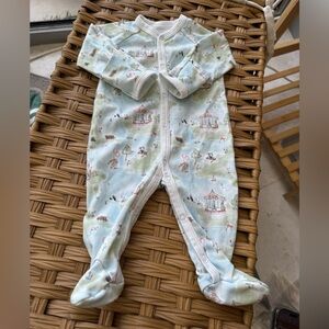 Lovely Baby One Piece with Carousel Print